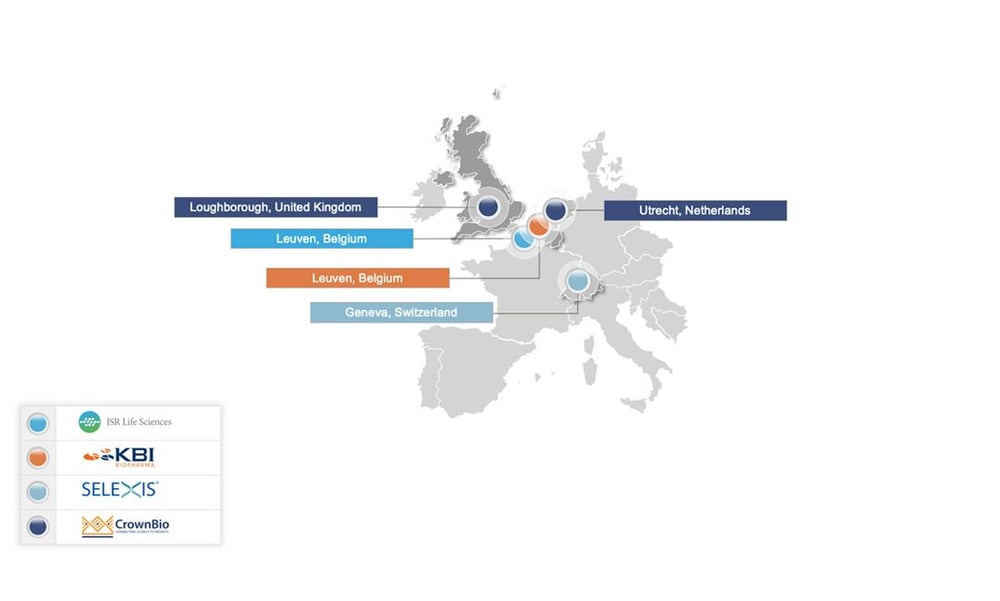 JSR Life Sciences Member Company EU Map 2020JUN01